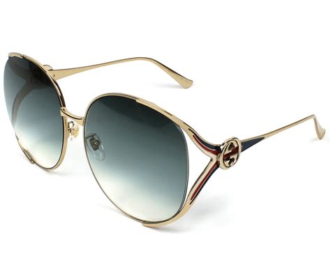 gucci sunglasses dark blue|gucci sunglasses blue gold.